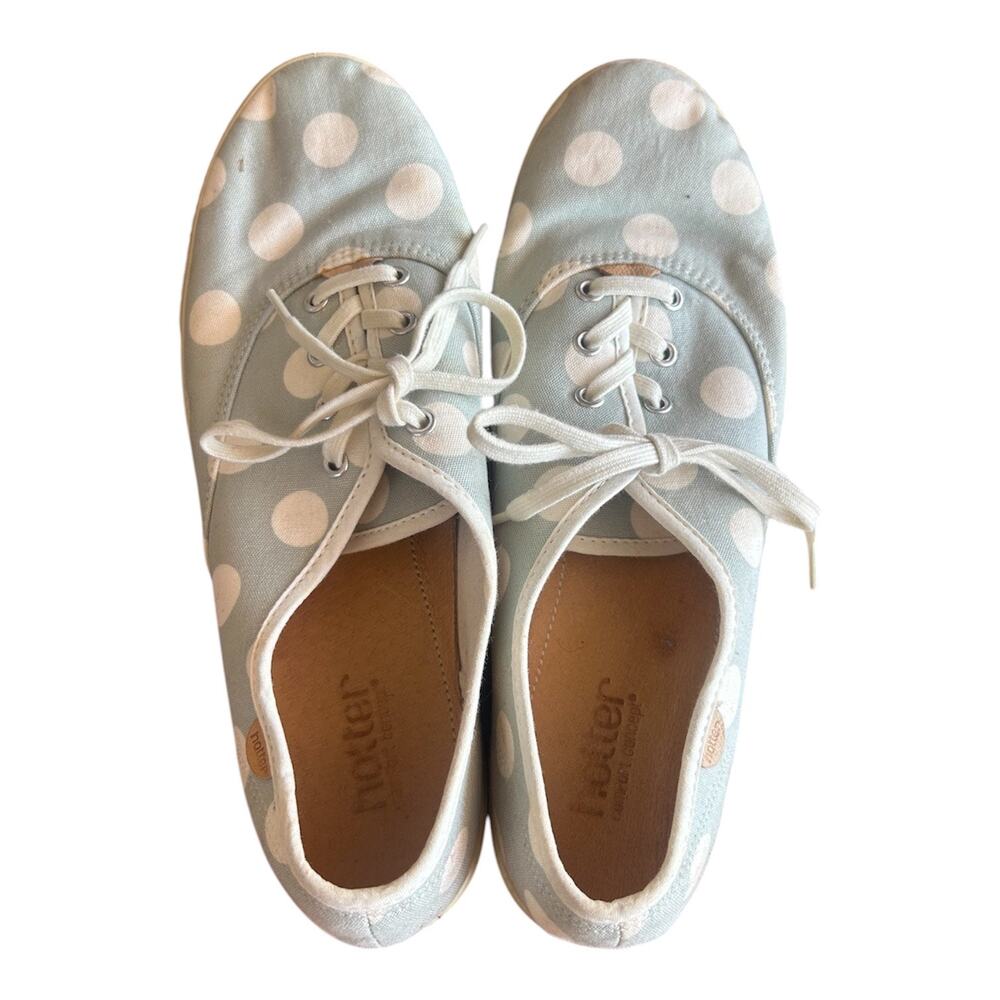 Hotter Sage Green Polka Dot Shoe WS10